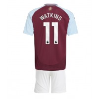 Aston Villa Ollie Watkins #11 Heimtrikotsatz Kinder 2024-25 Kurzarm (+ Kurze Hosen)